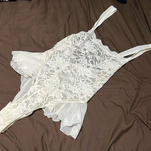 Vintage Victoria Secret Lace Playsuit